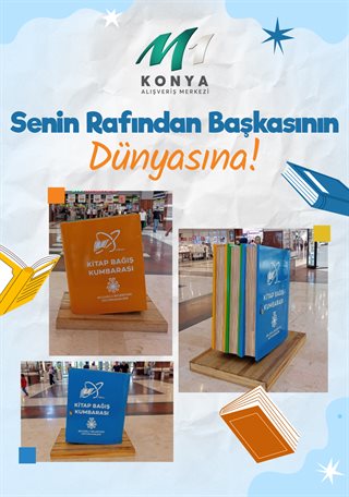 KİTAP BAĞIŞ KUMBARASI VAR